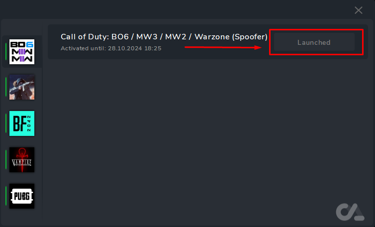 Spoofer HWID di Crooked Arms per Call of Duty